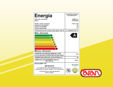 TERMOTANQUE THOMPSON CILINDRICA 60 LITROS