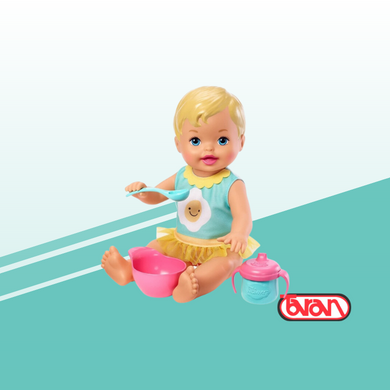 Muñeca Bebita Hora De Desayunar Little Mommy FLB72