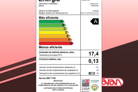REFRIGERADORES CON FREEZER ENXUTA RENX14-215FHS (1)