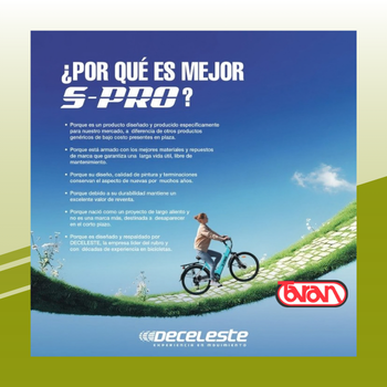 BICILETA ELECTRICA RODADO 26 S-PRO CARROT