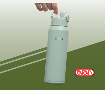 BOTELLA TÉRMICA DEPORTIVA VERDE 600 ML BREMEN 8216